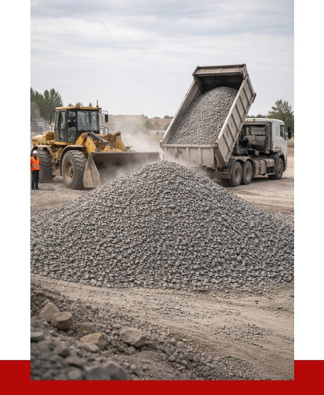 Купить щебень с доставкой в Североуральске от 2575 руб. | ПРОНЕРУДСву