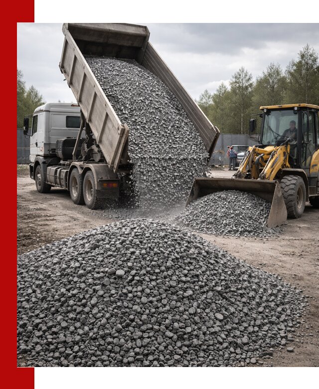 Доставка и продажа щебня гранитного в Североуральске