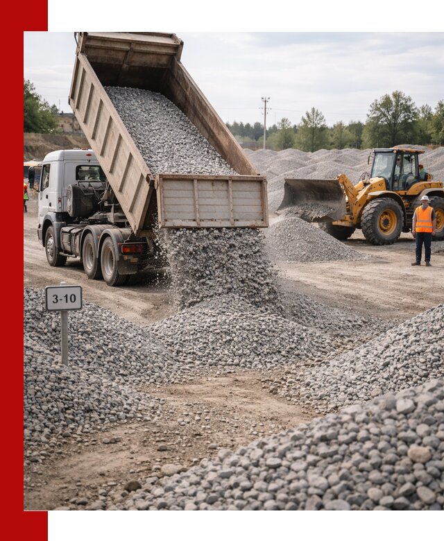 Гранитный щебень фракции 3–10: доставка и продажа в Североуральске