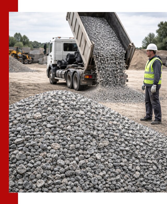 Доставка и продажа гранитного щебня фракции 5-20 в Североуральске