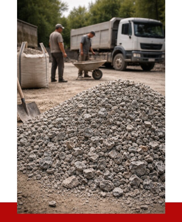 Гранитный щебень фракция 20-40 в Североуральске от 3296 руб. ПРОНЕРУДСву