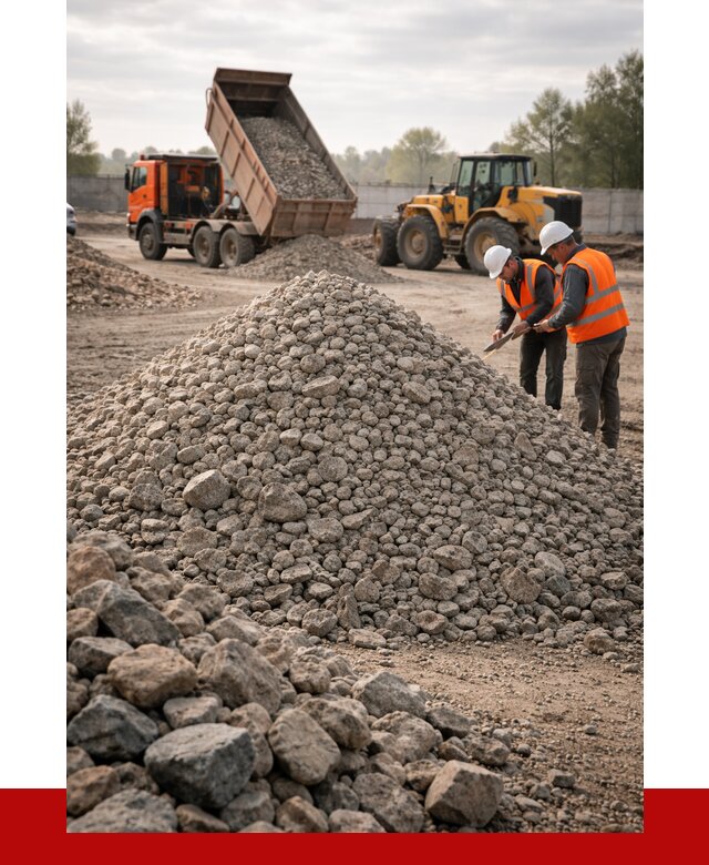 Гранитный щебень фракция 40-70 в Североуральске от 2575 руб ПРОНЕРУДСву