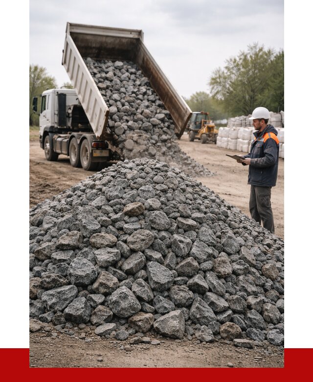 Гранитный щебень фракция 100-200 в Североуральске от 4326 р. ПРОНЕРУДСву