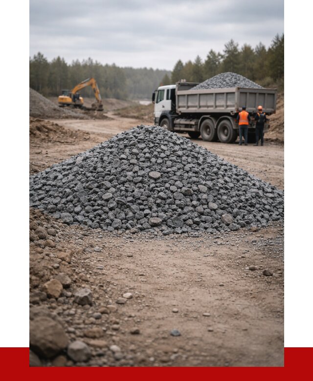 Щебень габбро диабаз фракция 40-70 в Североуральске от 2266 р-ПРОНЕРУДСву