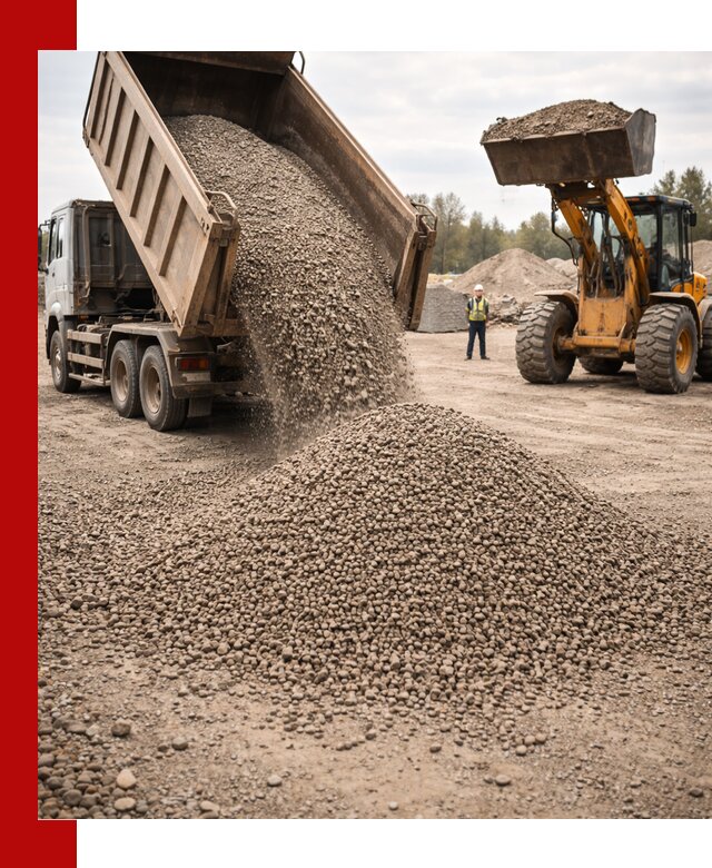 Гравийный щебень фракция 3–10 с доставкой в Североуральске