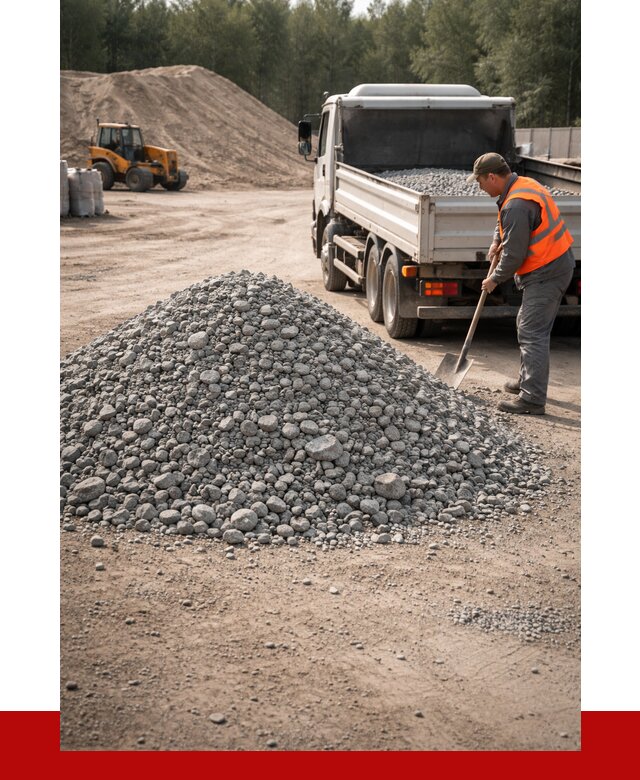 Гравийный щебень фракция 5-10 в Североуральске от 2266 р. | ПРОНЕРУДСву