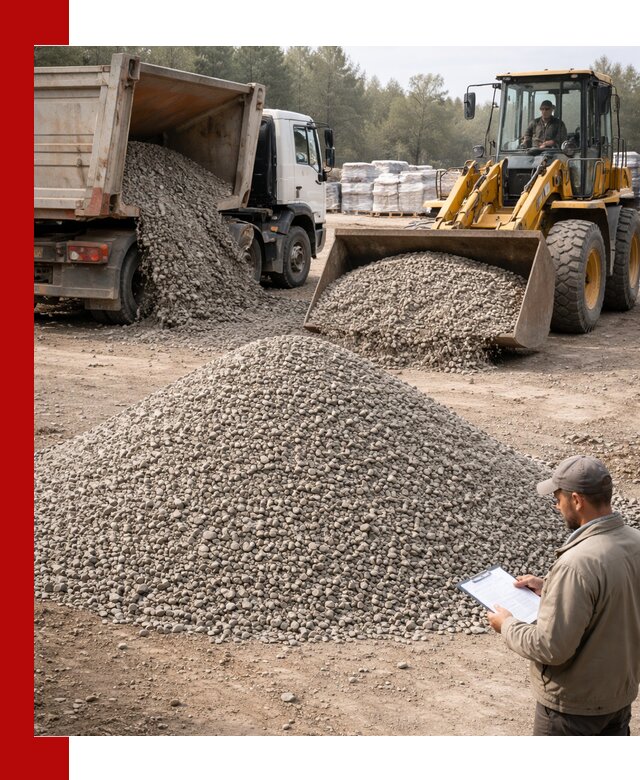 Гравийный щебень фракция 5–10 с доставкой в Североуральске