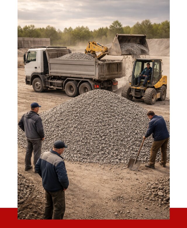 Гравийный щебень фракция 5-20 в Североуральске от 2472 р. ПРОНЕРУДСву