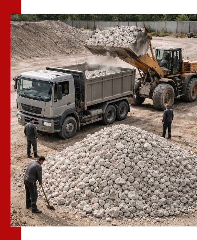 Известняковый щебень фракция 70–150 с доставкой в Североуральске