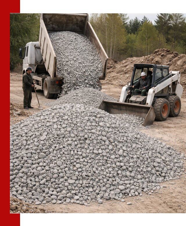 Доставка доломитового щебня в Североуральске напрямую от карьера