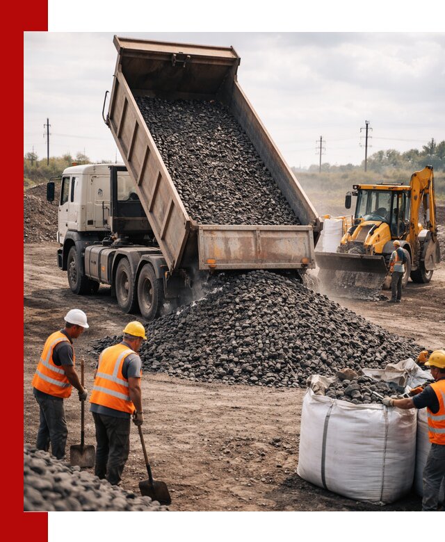 Шлаковый щебень фракция 40-70 с доставкой в Североуральске