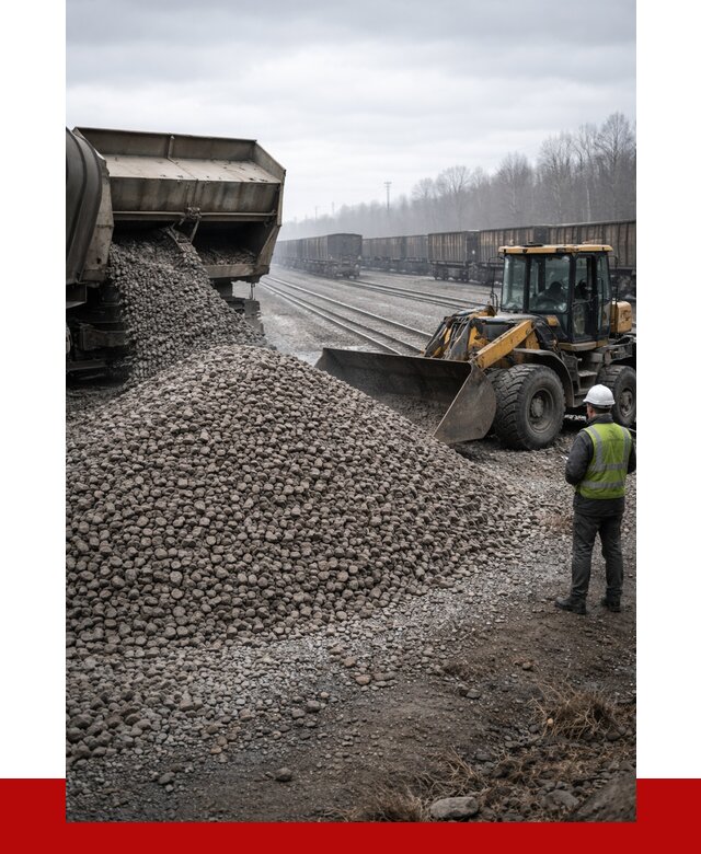 Купить железнодорожный щебень в Североуральске от 2884 р. | ПРОНЕРУДСву