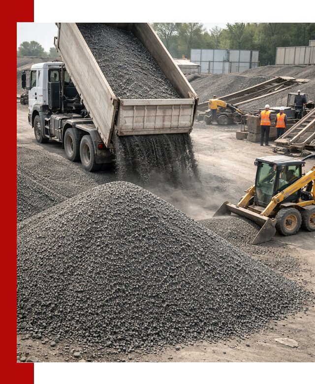 Вторичный щебень фракция 0–5 с доставкой в Североуральске