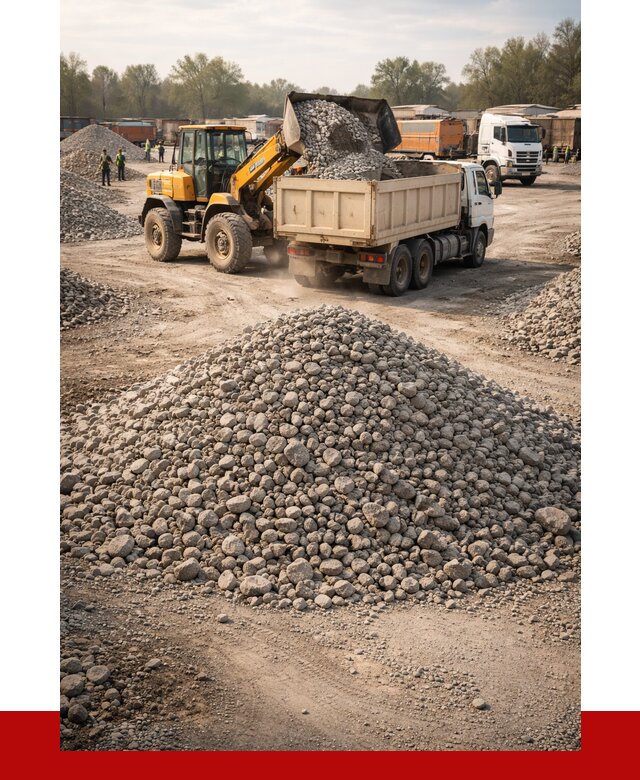 Вторичный щебень фракция 40-70 в Североуральске от 1792 р, ПРОНЕРУДСву