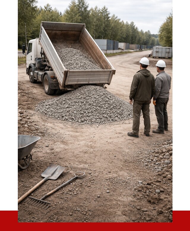 Бетонный щебень фракция 5-20 в Североуральске от 3296 р., ПРОНЕРУДСву