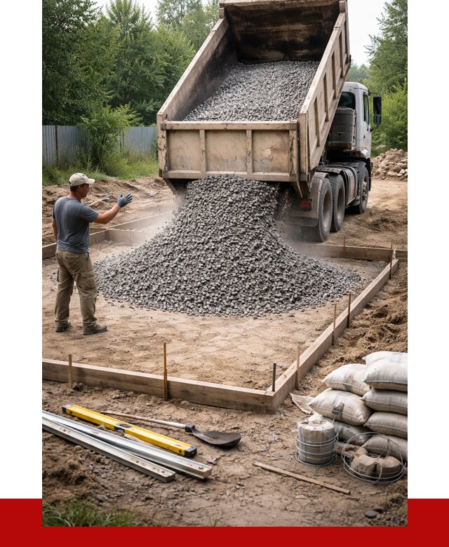 Купить щебень для фундамента в Североуральске от 4635 р. | ПРОНЕРУДСву