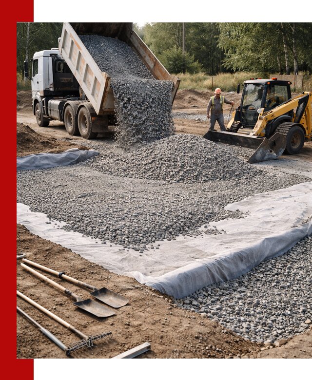 Щебень для фундамента с доставкой в Североуральске