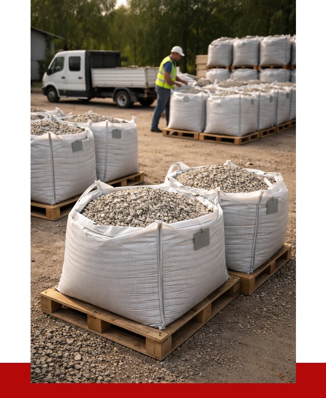 Щебень в мешках с доставкой в Североуральске от 4326 р. | ПРОНЕРУДСву