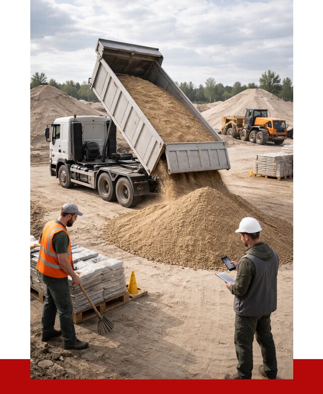 Карьерный песок с доставкой в Североуральске от 3708 р. ПРОНЕРУДСву