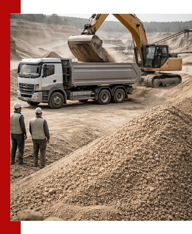 Карьерный крупнозернистый песок с доставкой в Североуральске