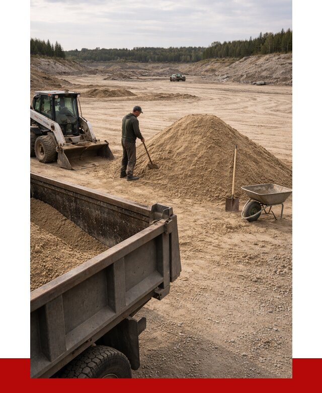 Карьерный песок среднезернистый в Североуральске, от 2266 р. ПРОНЕРУДСву