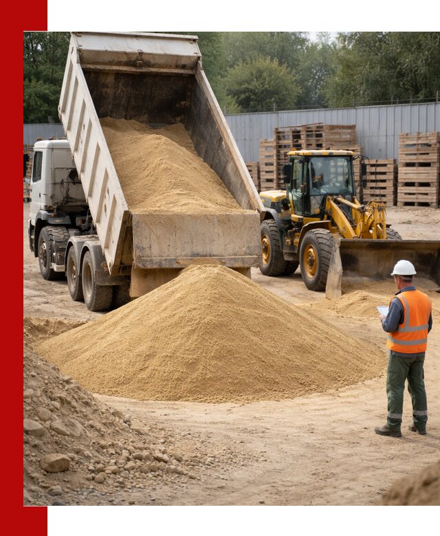 Доставка карьерного мелкозернистого песка в Североуральске