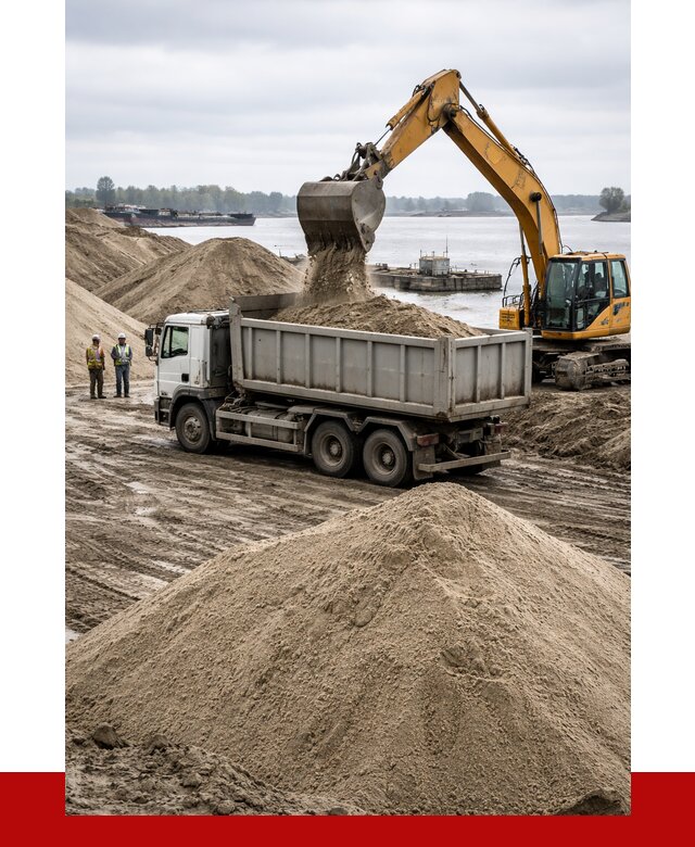 Купить речной песок навалом в Североуральске от 1854 р., ПРОНЕРУДСву