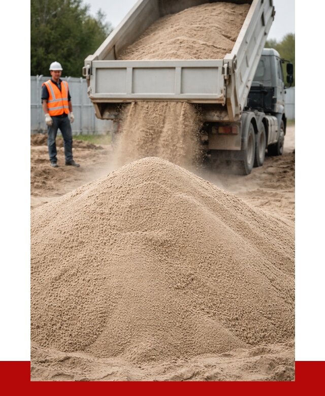 Купить сеяный песок с доставкой в Североуральске от 2266 р ПРОНЕРУДСву