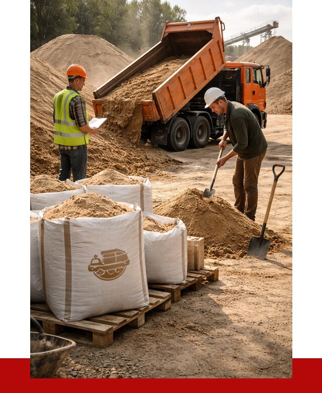 Строительный песок в Североуральске от 2266 р. с доставкой, ПРОНЕРУДСву