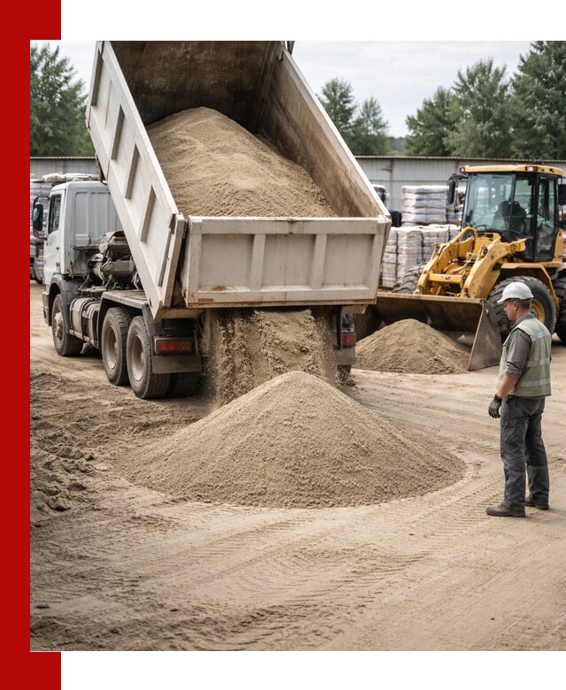 Поставка и доставка песка для бетона в Североуральске