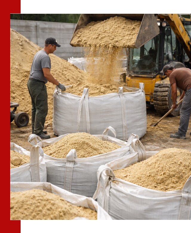 Поставка качественного песка для кладки в Североуральске