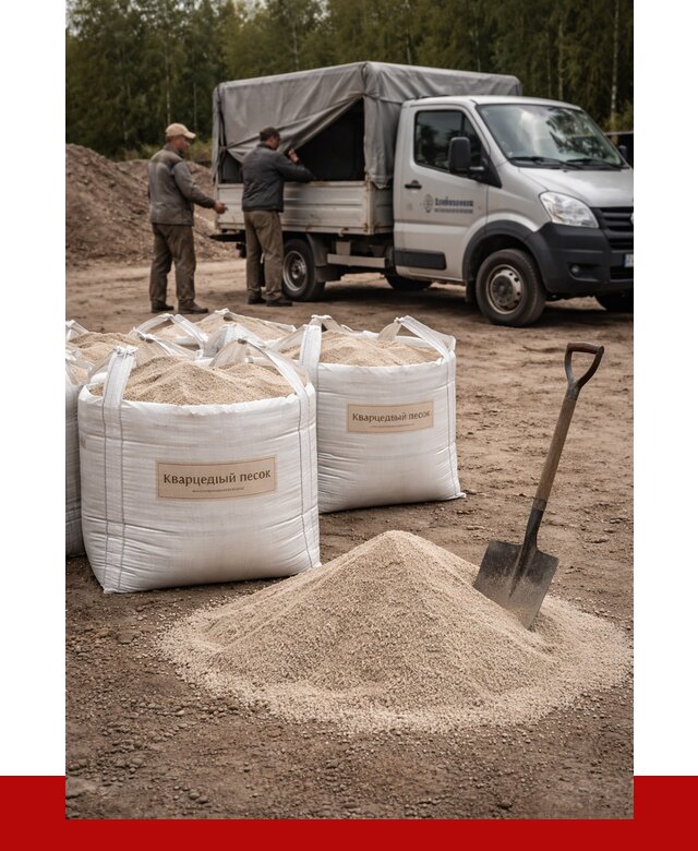 Кварцевый песок для пескоструя в Североуральске от 4635 р. | ПРОНЕРУДСву
