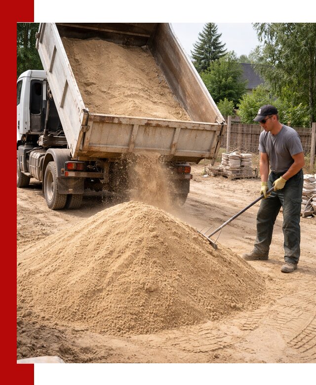 Доставка сухого песка самосвалами в Североуральске