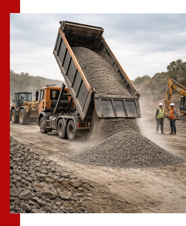 Щебёночно-песчаная смесь ЩПС С1 с доставкой в Североуральске