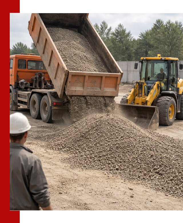 Доставка щпс С8 самосвалами в Североуральске от производителя