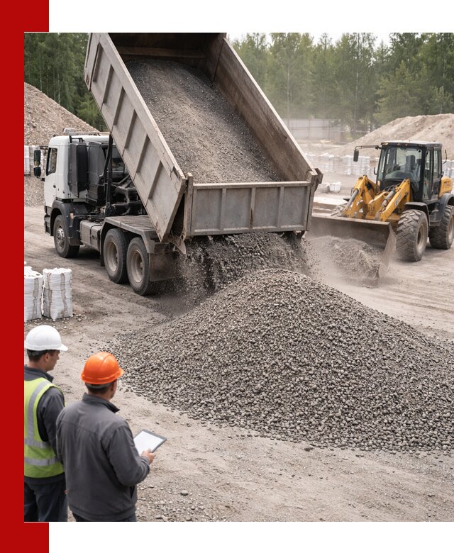 Доставка и продажа гранитного отсева 0-10 в Североуральске