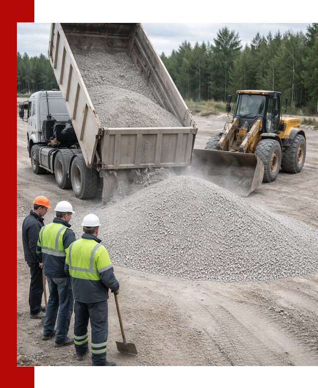 Известняковый отсев 0-5 доставка в Североуральске быстро и выгодно