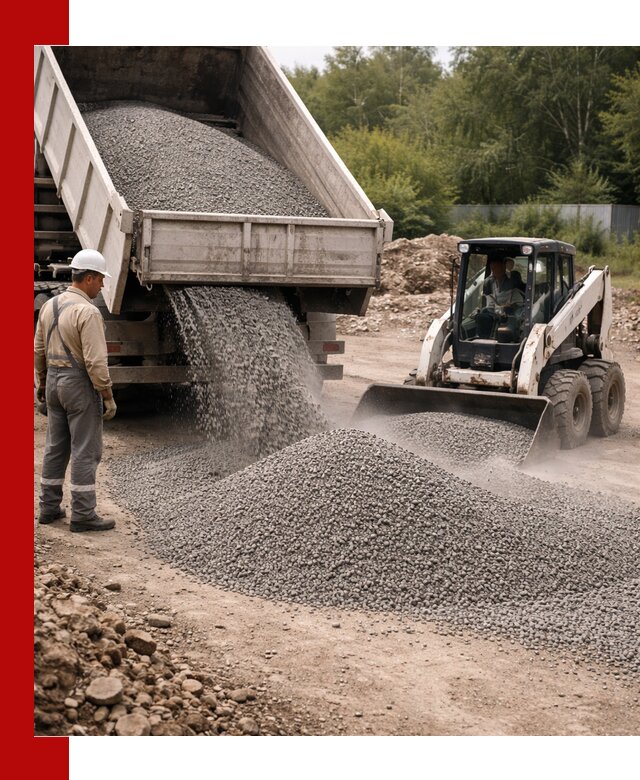 Доставка гравийного отсева 0-5 в Североуральске оптом и в розницу