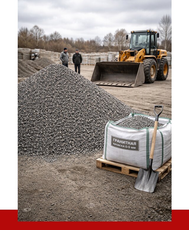 Купить гранитную крошку в Североуральске от 4944 р. с доставкой | ПРОНЕРУДСву