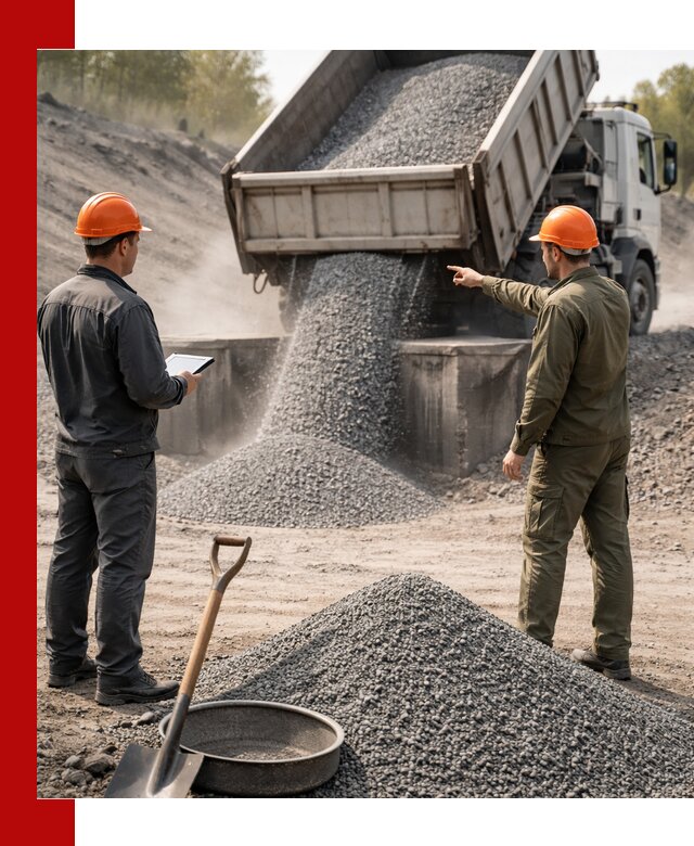 Гранитная крошка фракция 2-5 доставка в Североуральске