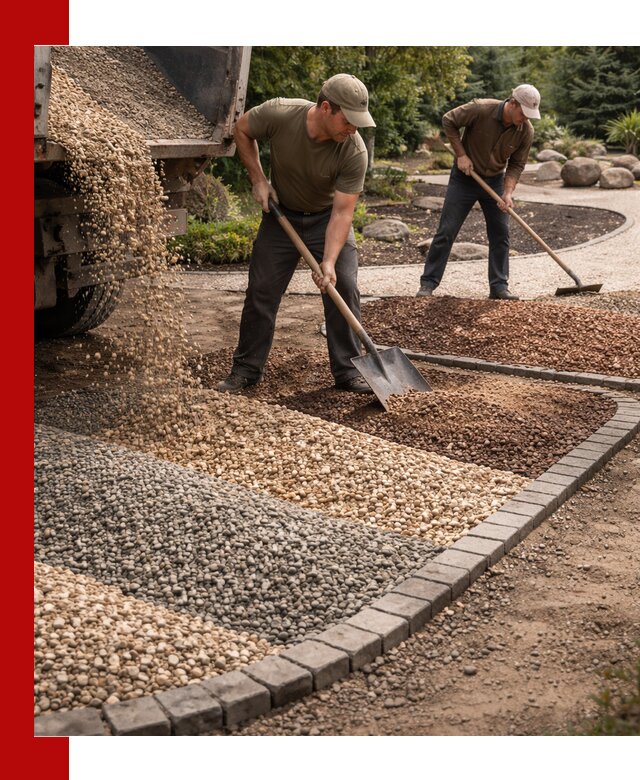 Декоративная крошка для ландшафта в Североуральске — продажа и доставка