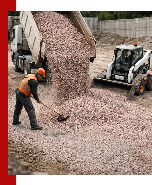 Крошка розовый гранит с доставкой в Североуральске от производителя