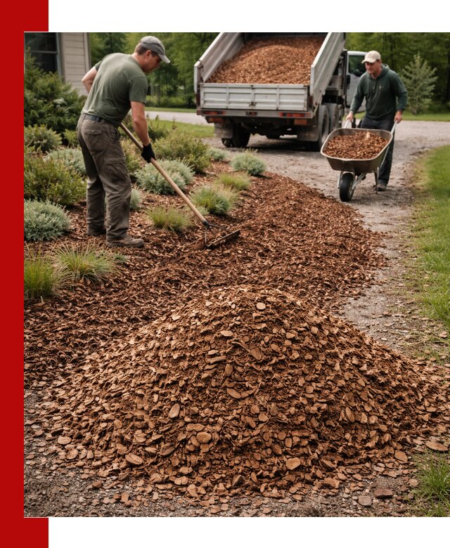 Крошка для мульчирования с доставкой в Североуральске