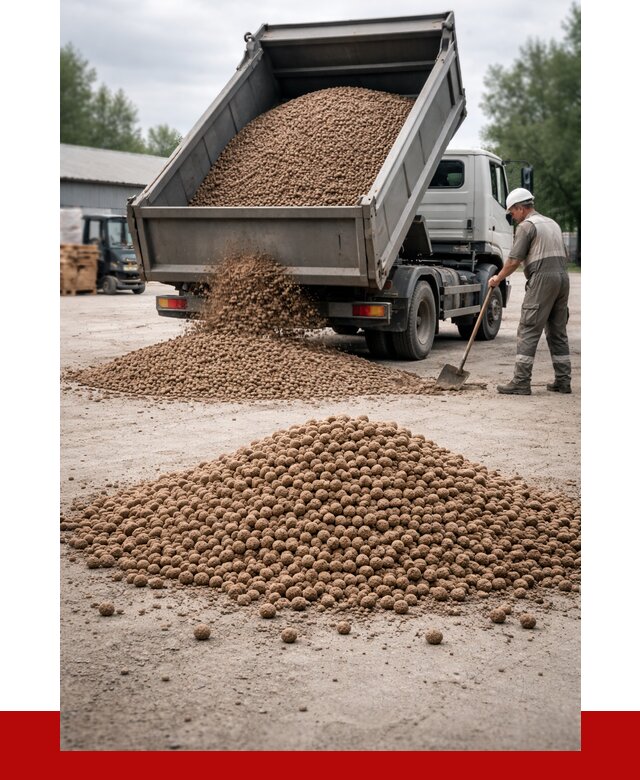 Керамзит с доставкой в Североуральске от 4326 р. за м3 | ПРОНЕРУДСву