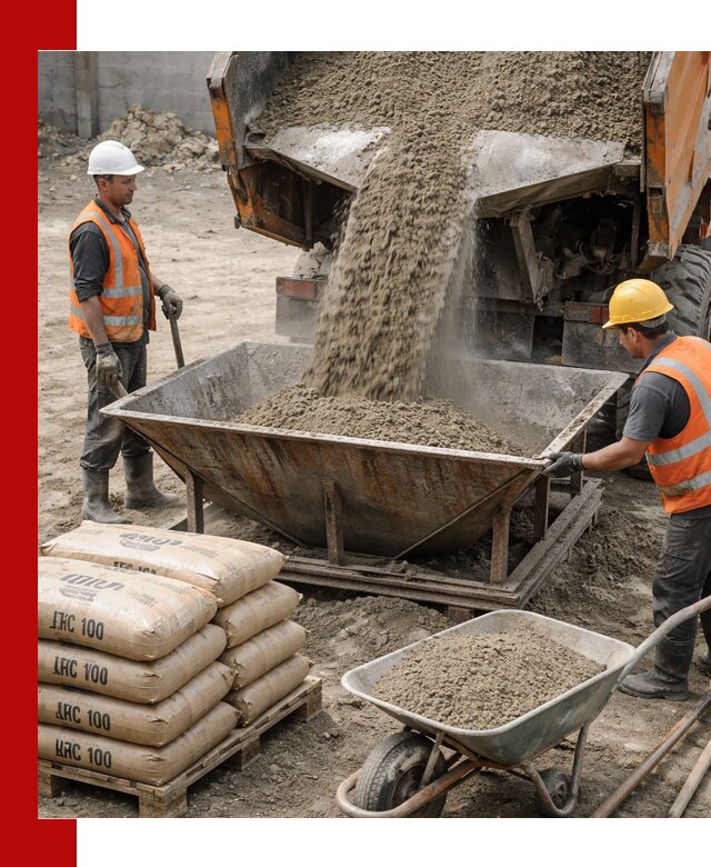 Доставка цементно-песчаной смеси М100 в Североуральске