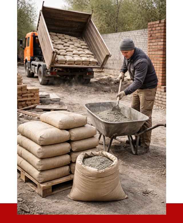 Купить сухую смесь для кладки в Североуральске от 1236 р. | ПРОНЕРУДСву