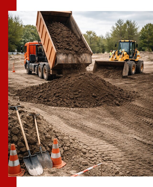 Поставка и доставка планировочного грунта в Североуральске