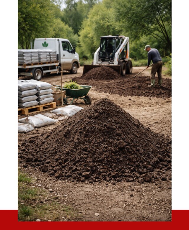 Грунт для озеленения с доставкой в Североуральске от 1854 р. | ПРОНЕРУДСву