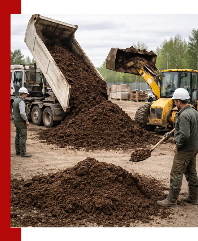 Доставка торфа оптом и в мешках в Североуральске