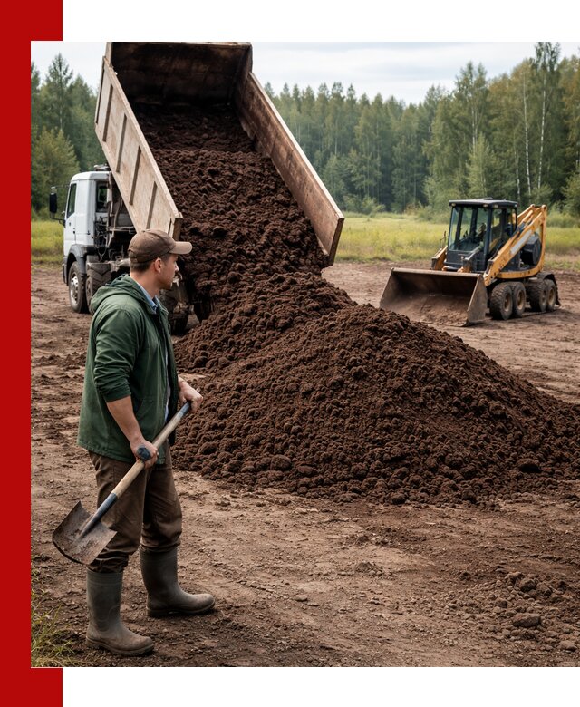 Купить верховой торф с доставкой в Североуральске для садоводства и растений